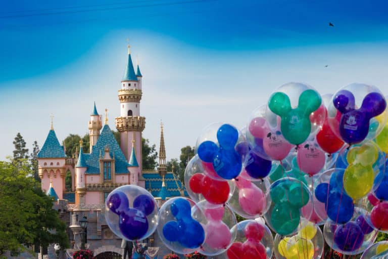 迪士尼乐园城堡气球