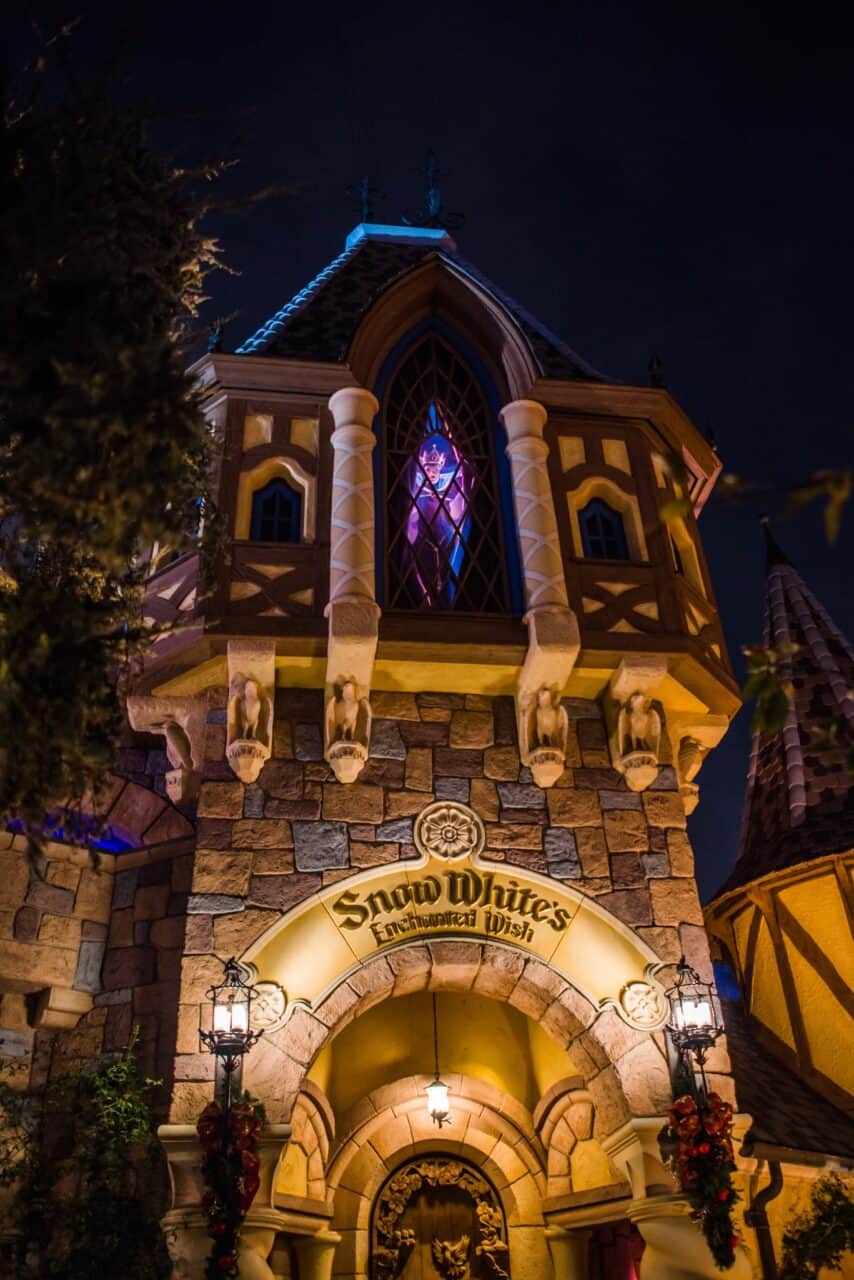 Snow White Exterior Night