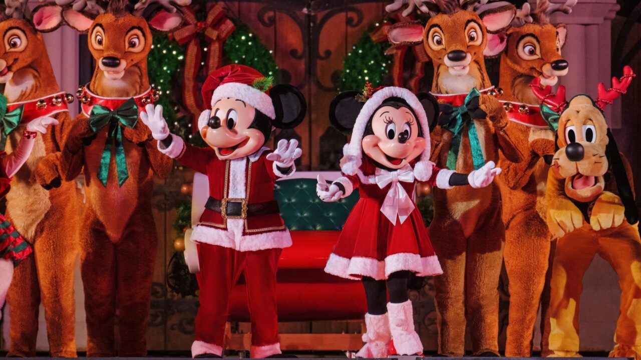 Wdw Christmas 2026 Most Merriest Celebration | 2026 奧蘭多迪士尼聖誕節攻略|米奇歡樂聖誕派對+冰雪奇緣城堡秀 米奇、米妮、布魯托和馴鹿在城堡舞台上表演