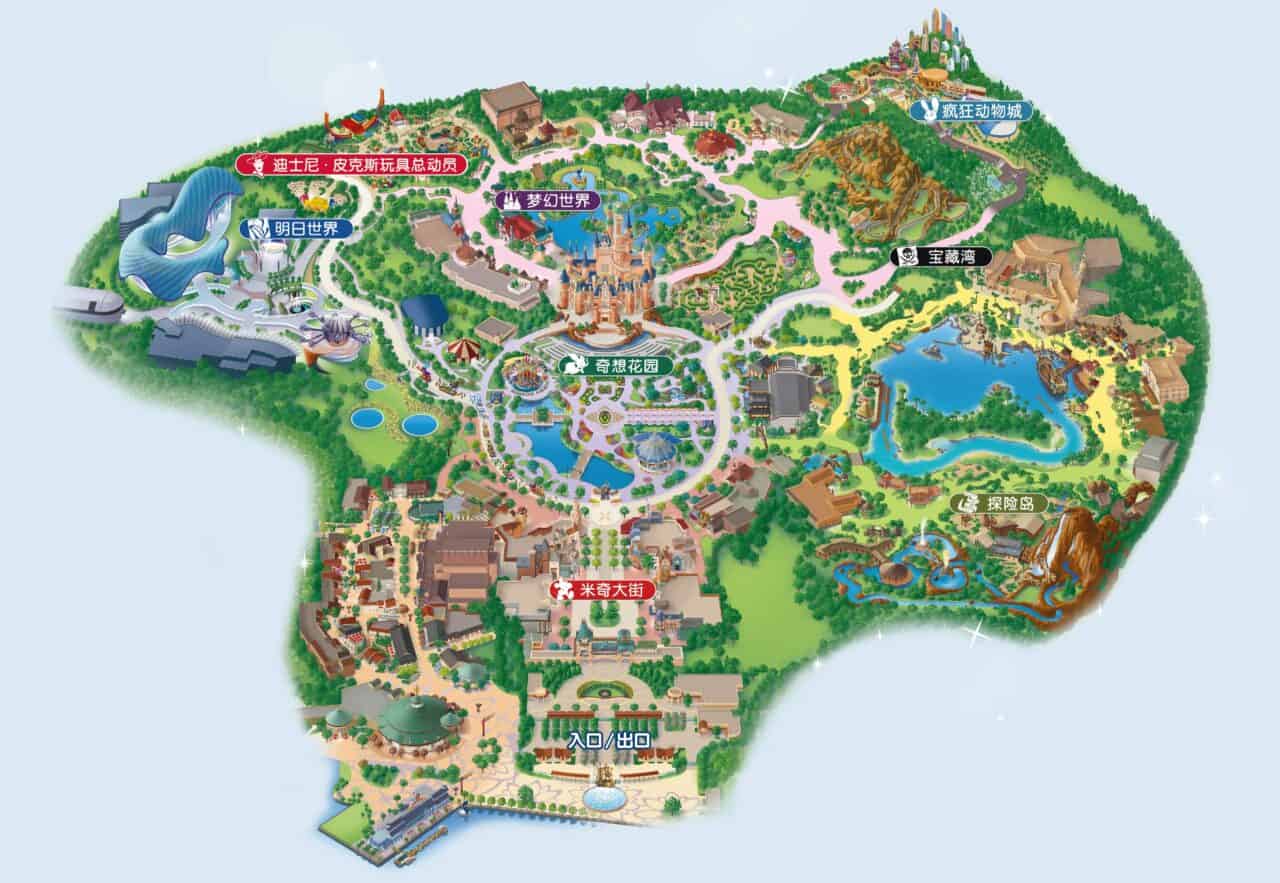 上海迪士尼地圖 | 遊迪士尼 Your Disney